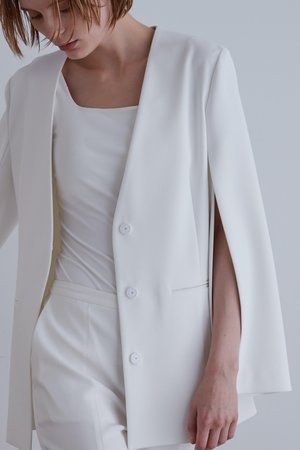 ル フィル/LE PHILの《LE PHIL》2WAY ツイルスリットジャケット(110800/110801)