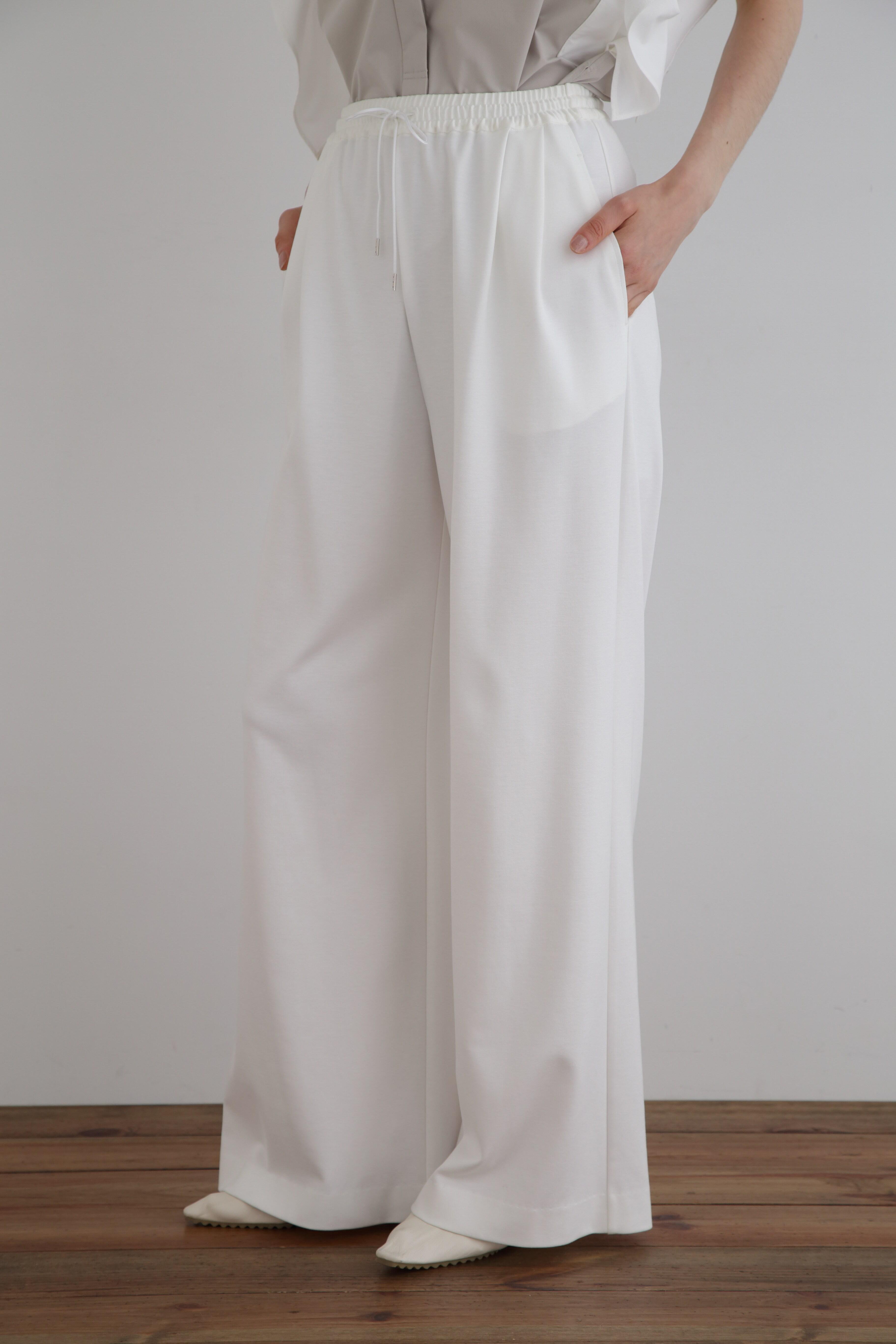 ル フィル/LE PHILのヴィスポンチワイドパンツ(ホワイト/5344230322)