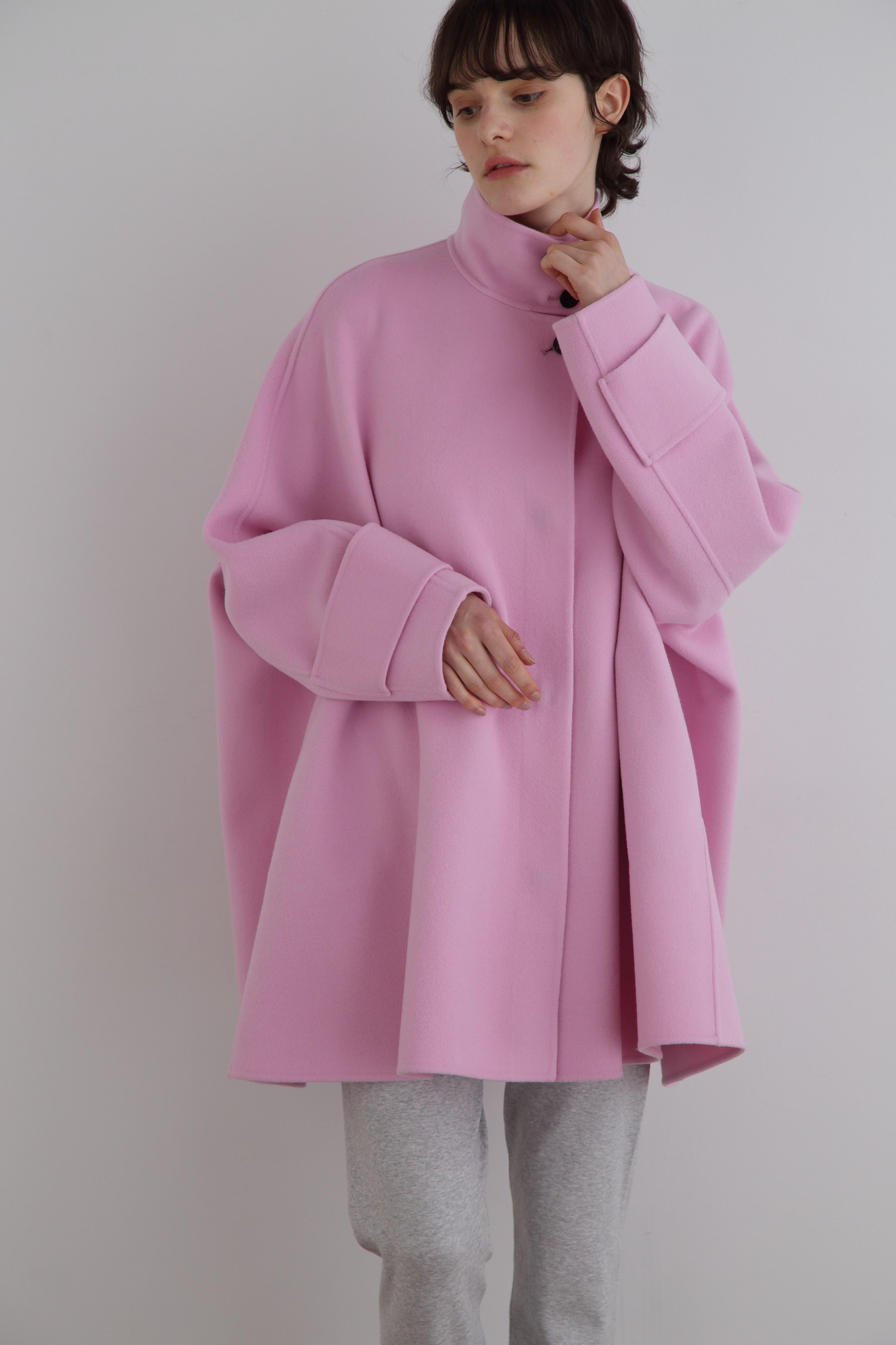 ル フィル/LE PHILの《LE PHIL》ソフトウールリバーＡラインコート(ピンク/5344252001)