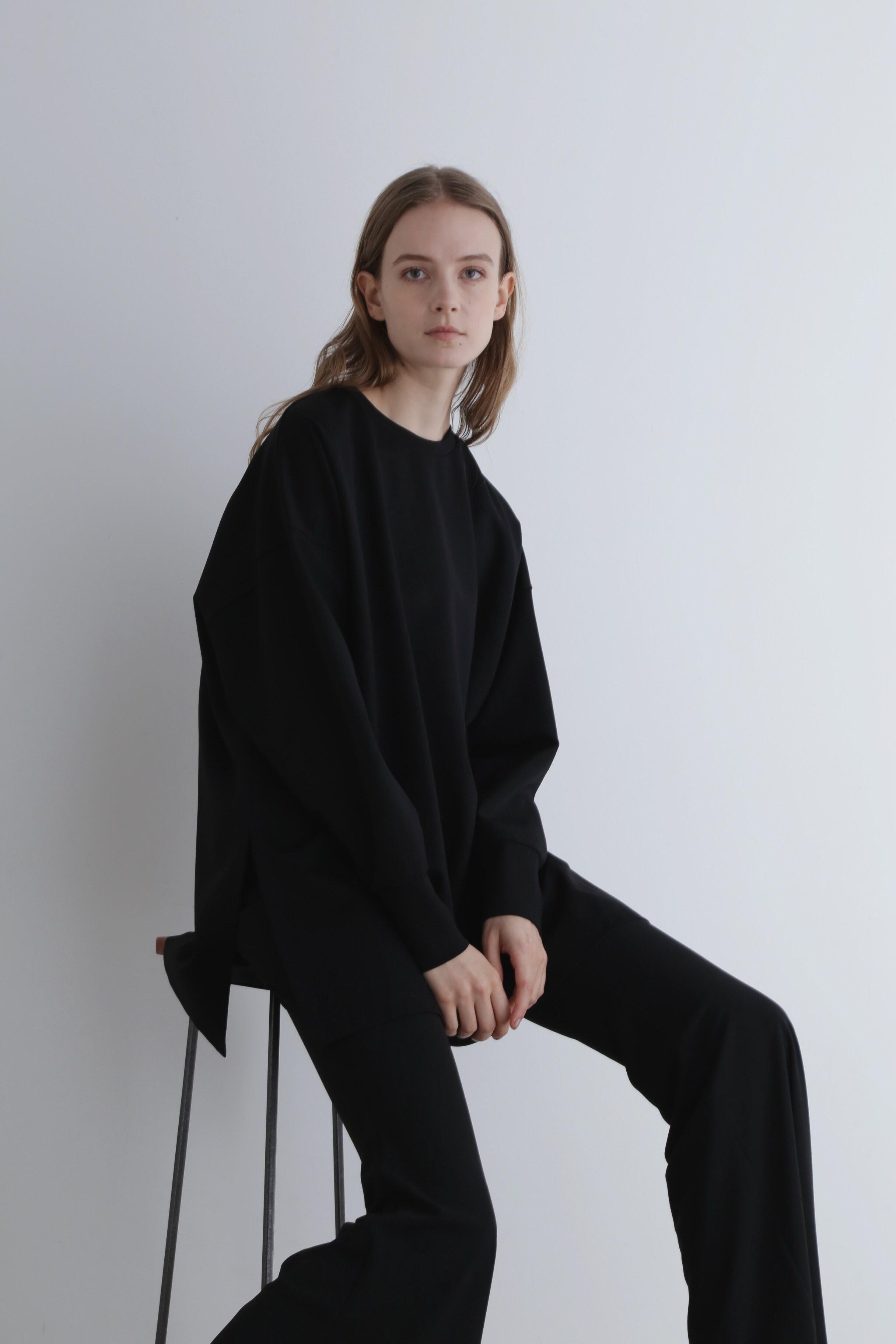 LE PHIL 《LE PHIL》BIGラインT (ブラック, Ｆ) ル フィル ELLE SHOP