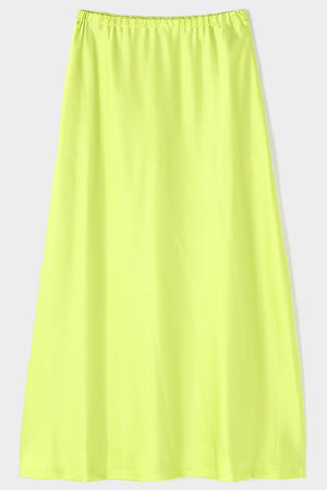 ル フィル/LE PHILのクラシックサテンスカート(110700/110703)