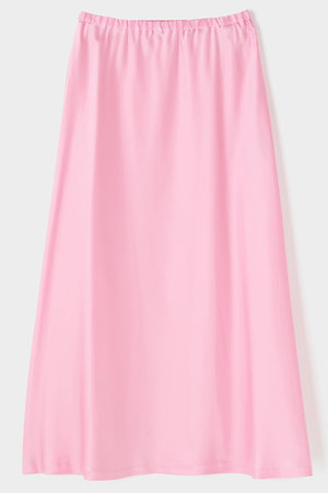 ル フィル/LE PHILのクラシックサテンスカート(110700/110703)