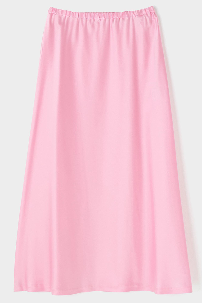 LE PHIL クラシックサテンスカート (ピンク, Ｆ) ル フィル ELLE SHOP