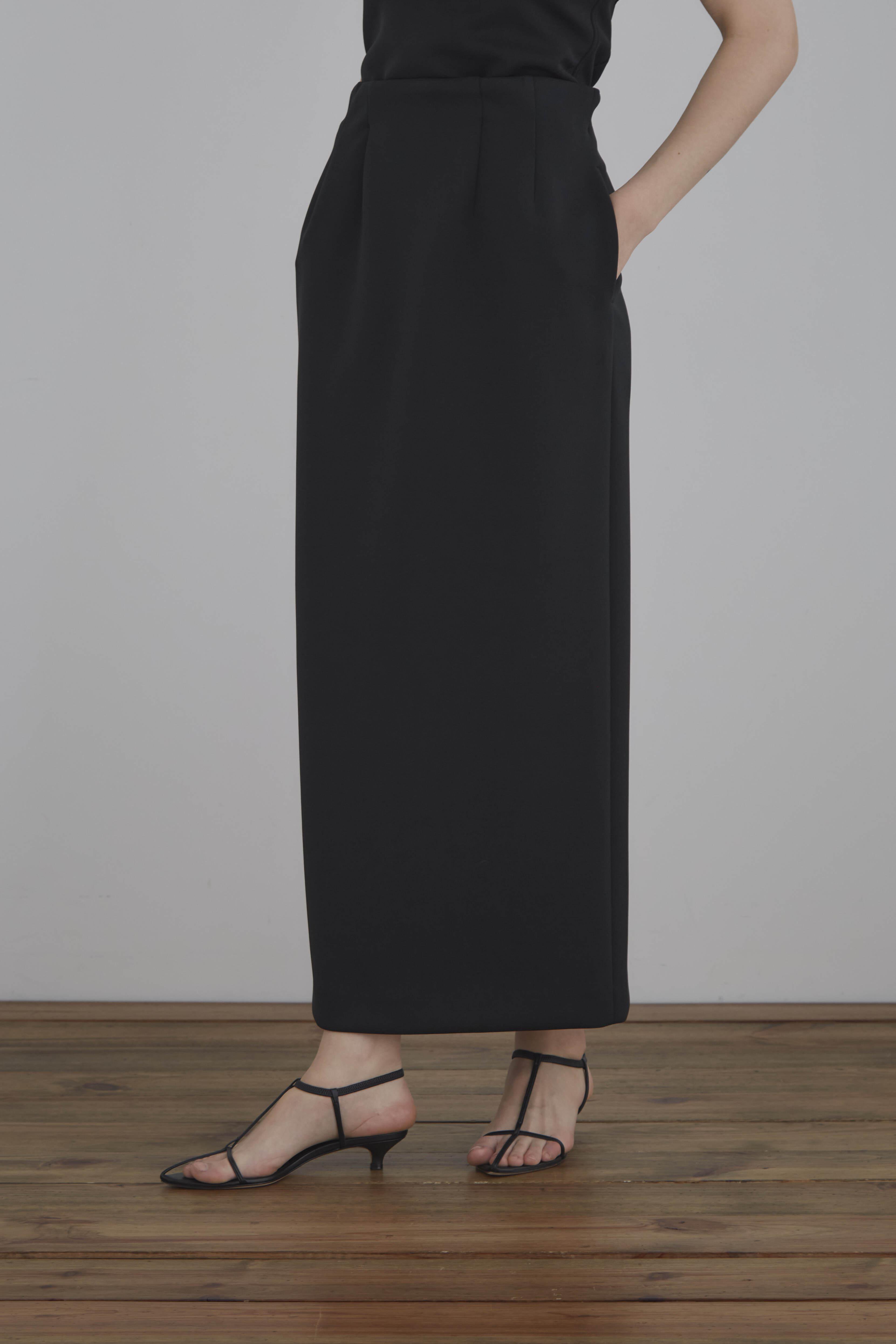 ル フィル/LE PHILのスキューバジャージースカート(ブラック/5344920206)