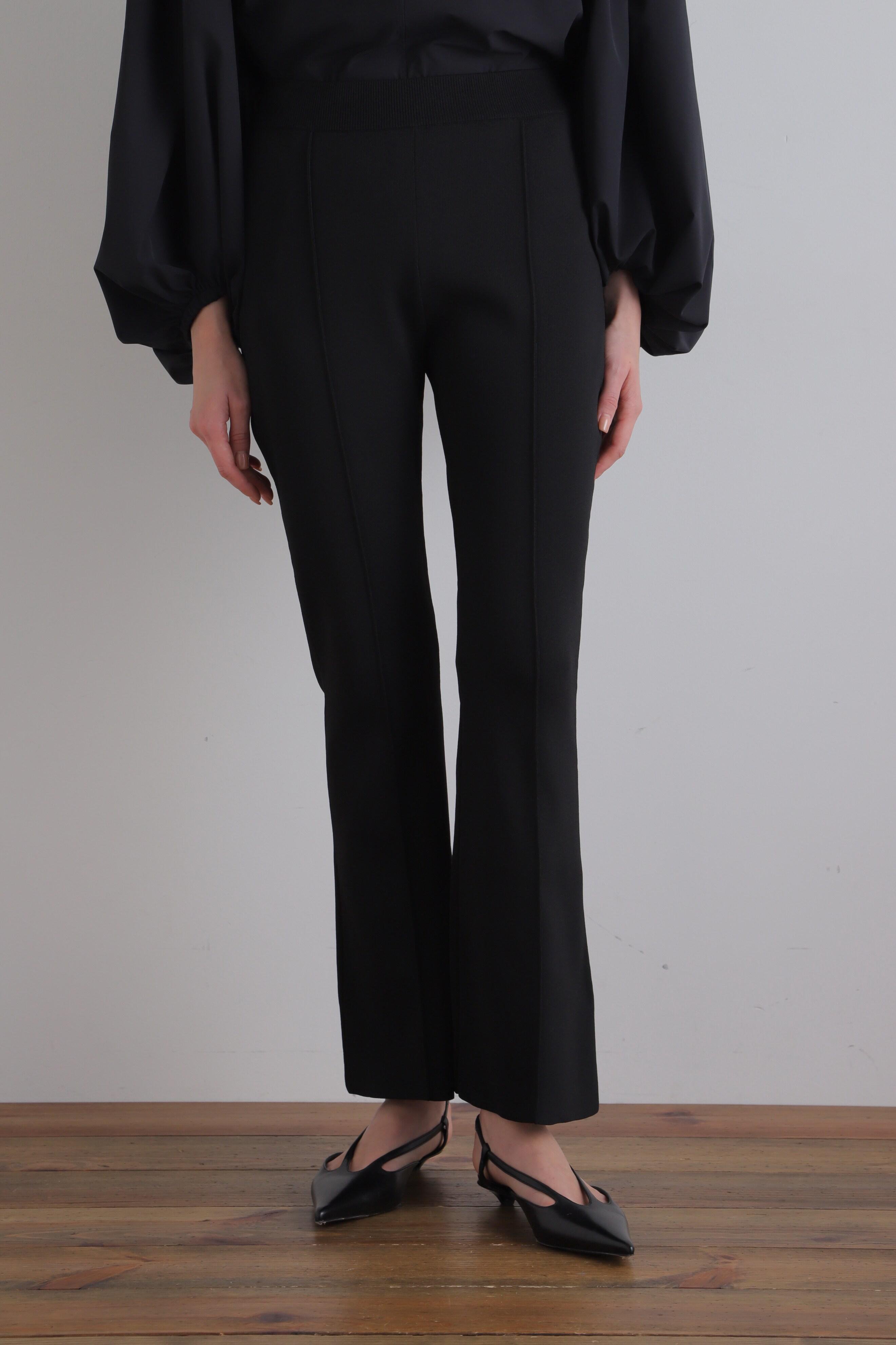 ル フィル/LE PHILのダブルジャガードニットパンツ(ブラック/5345170006)