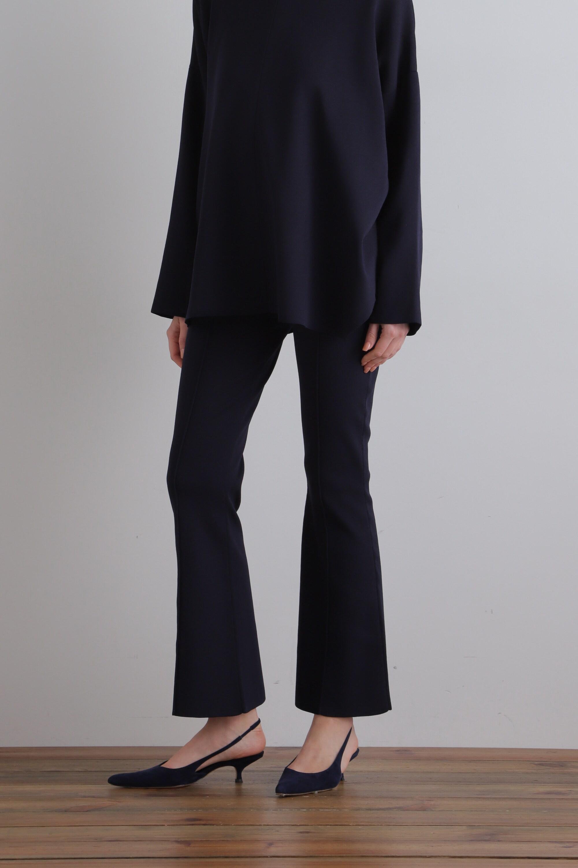 ル フィル/LE PHILのダブルジャガードニットパンツ(ネイビー/5345170006)