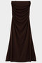 スムースフレアスカート ル フィル/LE PHIL ブラウン
