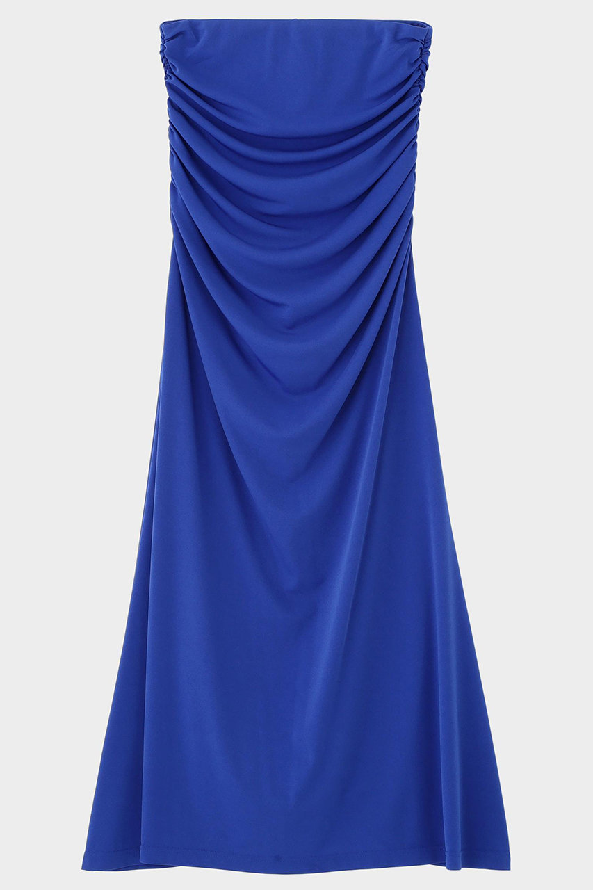 ル フィル/LE PHILのスムースフレアスカート(ブルー/5346120414)