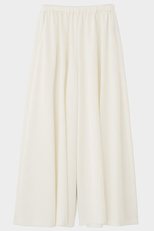 ル フィル/LE PHILのライトサテンギャザーワイドパンツ(110600/110601)