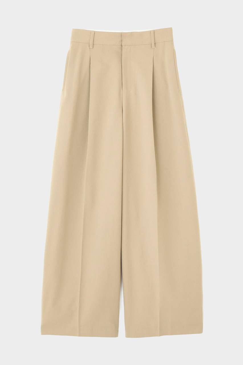 ル フィル/LE PHILの【予約販売】クリアツイルカーブワイドパンツ(ベージュ/5346130408)