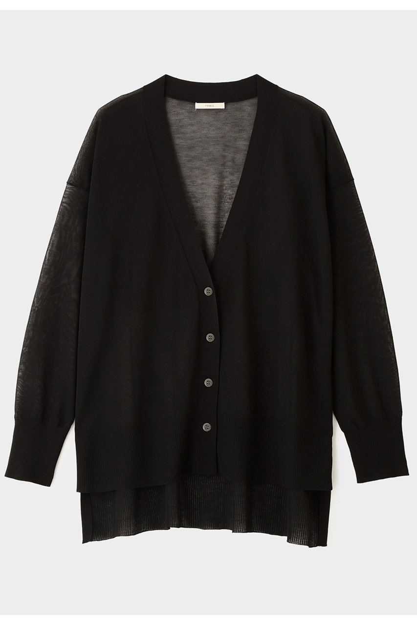 ル フィル/LE PHILの【予約販売】カシュクールカーデ(ブラック/5346170415)