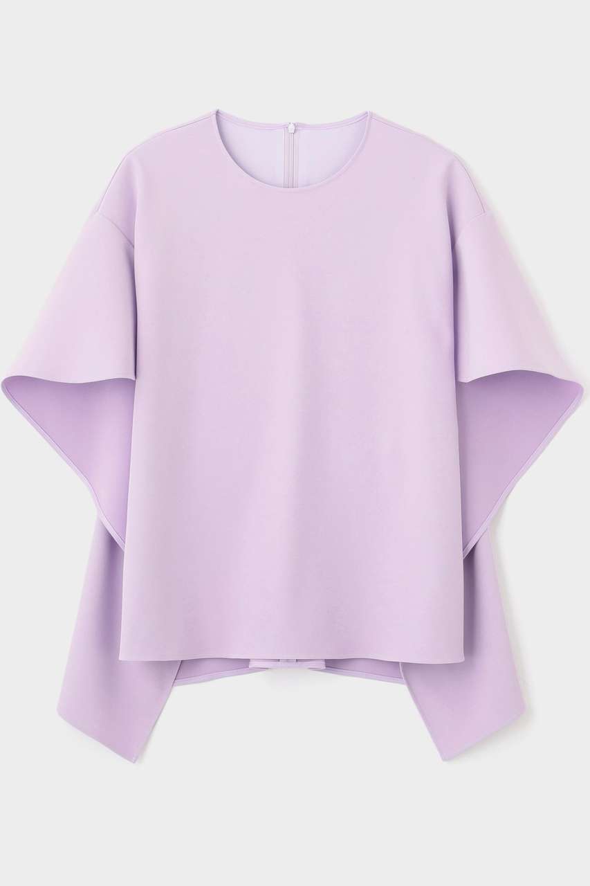 ル フィル/LE PHILの2WAYツイル半袖ブラウス(パープル/5346110503)