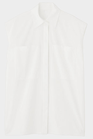 ル フィル/LE PHILの【予約販売】ビッグポケットノースリーブブラウス(110400/110401)