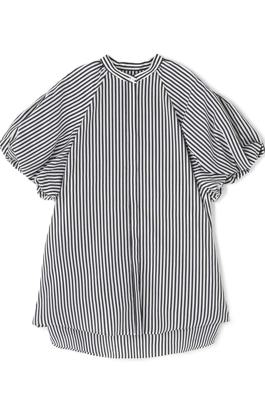 ル フィル/LE PHILのギャザースリーブブラウス(ブルー/5346110506)