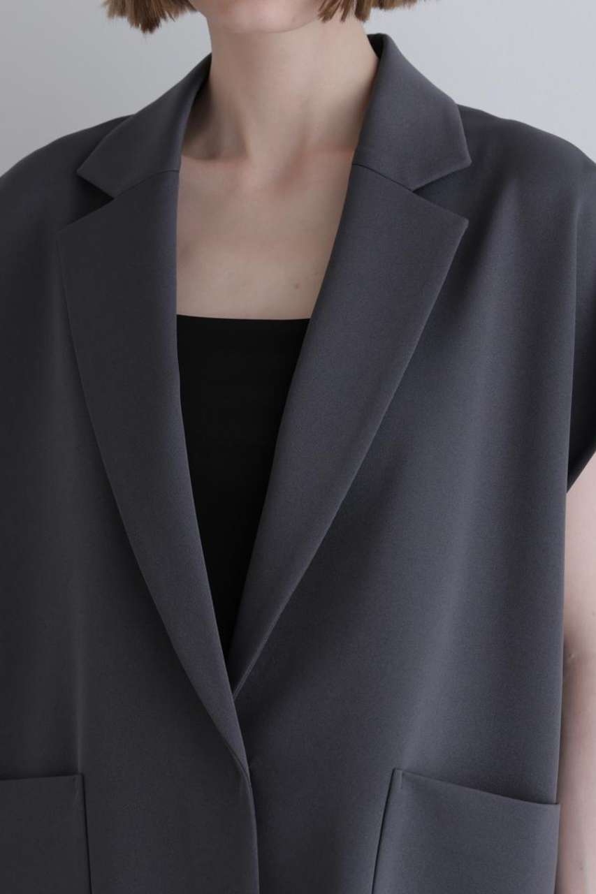 【美品】ルフィルLE PHIL★ジャケットコート★グレー　クリーニング済 LE PHIL(ル フィル)｜フレンチスリーブジャケット/グレー の通販
