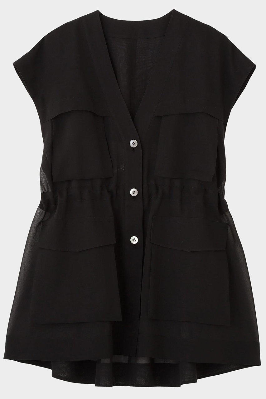 ル フィル/LE PHILの【予約販売】シアーオーバージレジャケット(ブラック/5346150509)