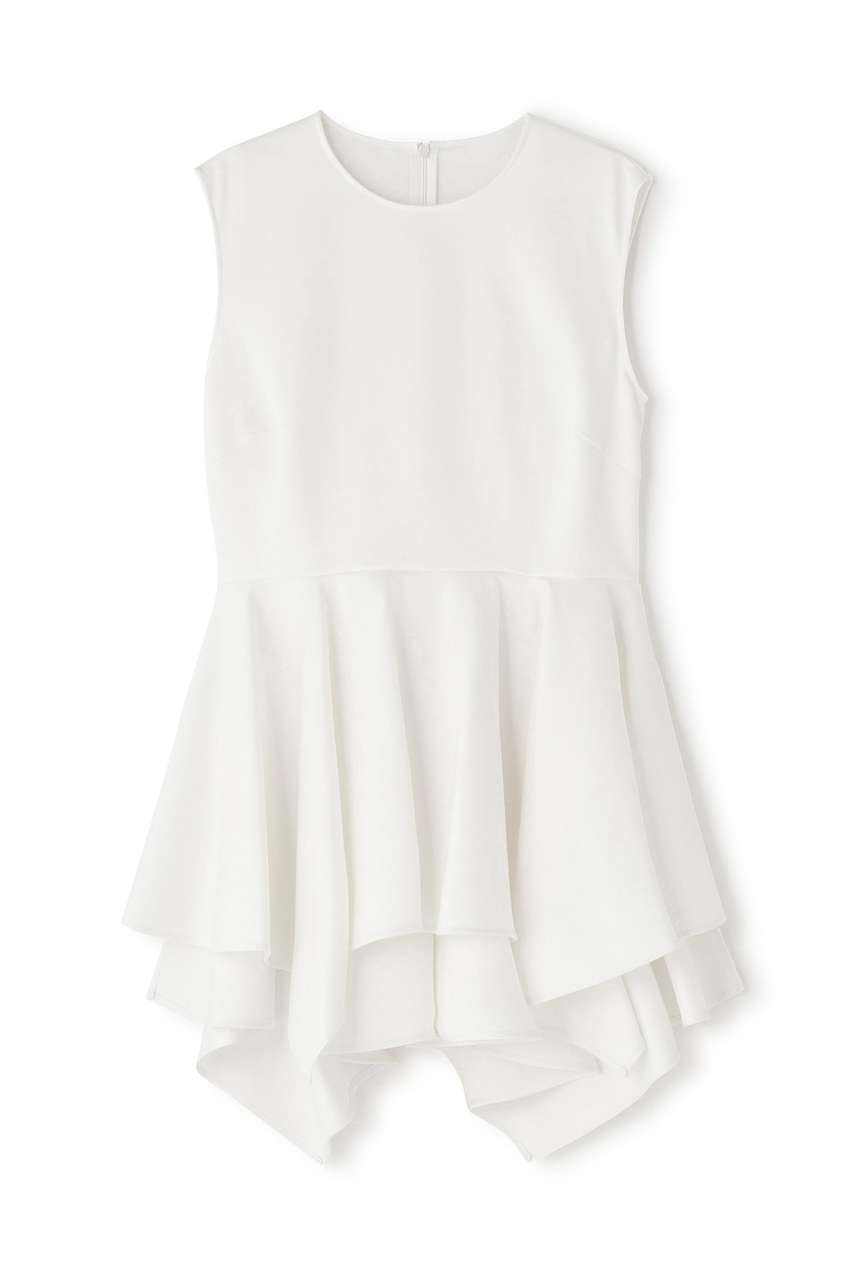 ル フィル/LE PHILのウエスト切替フレアプルオーバー(ホワイト/5346160507)