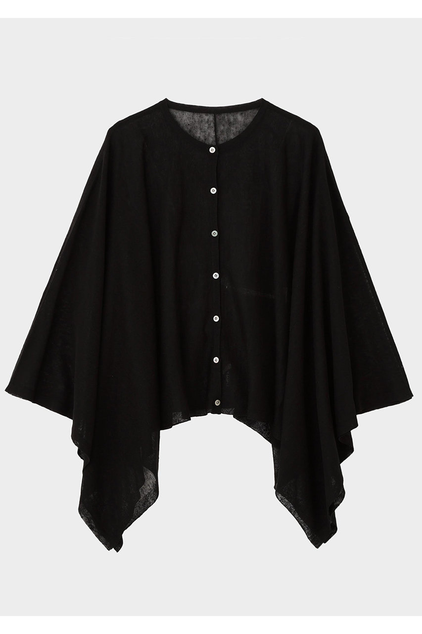 ル フィル/LE PHILの【予約販売】シアーリネンカーディガン(ブラック/5346170515)