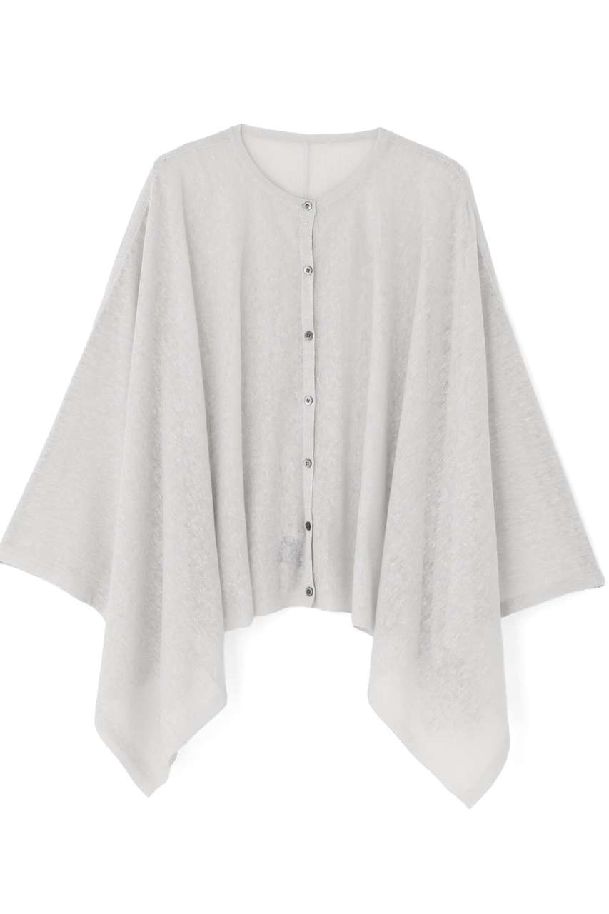 ル フィル/LE PHILのシアーリネンカーディガン(グレー/5346170515)