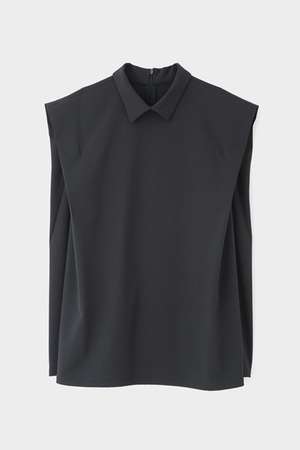 ル フィル/LE PHILのストレッチオックスノースリーブブラウス(110400/110401)