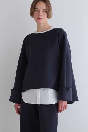 ル フィル/LE PHILのスキューバダンボールバックタックブラウス(110400/110403)