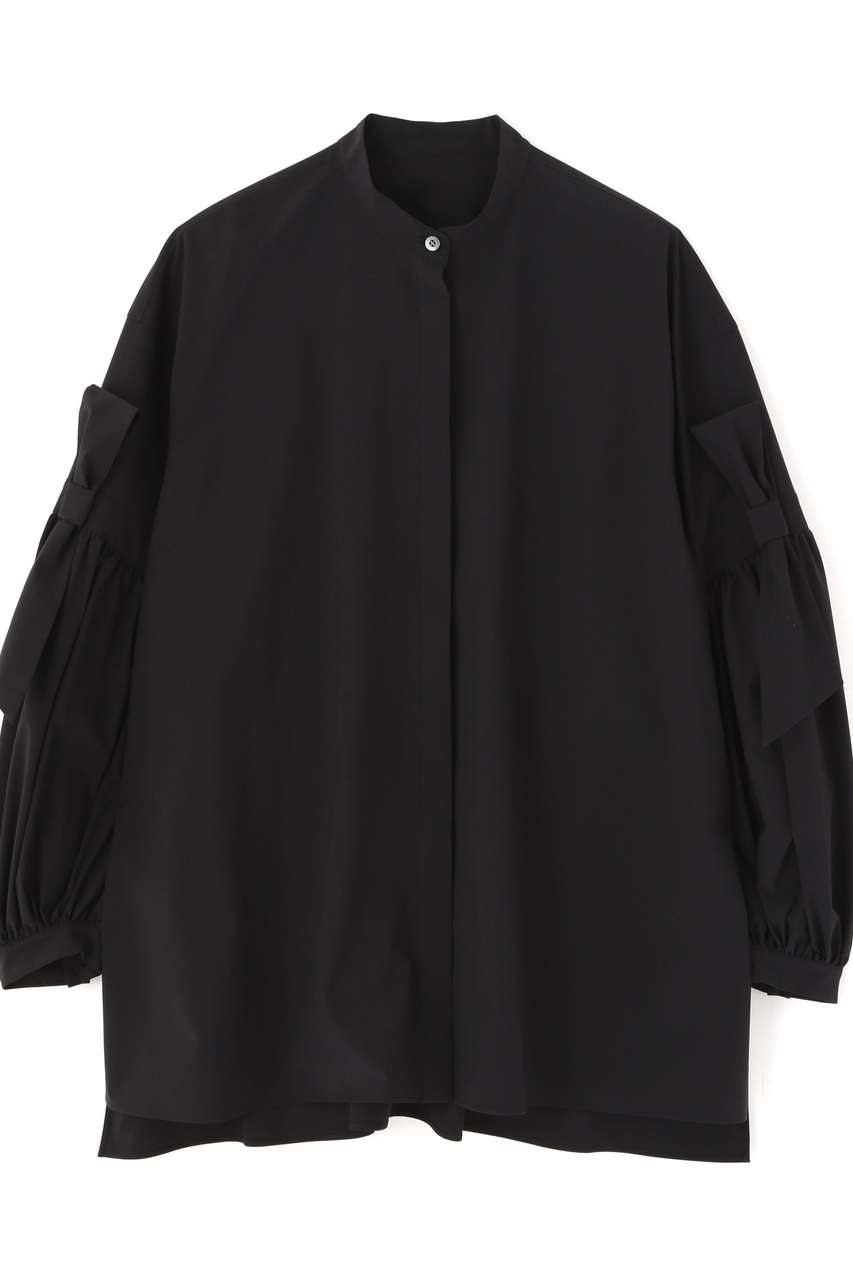 ル フィル/LE PHILの【予約販売】SOLOTEXブロードリボンブラウス(ブラック/5346210406)