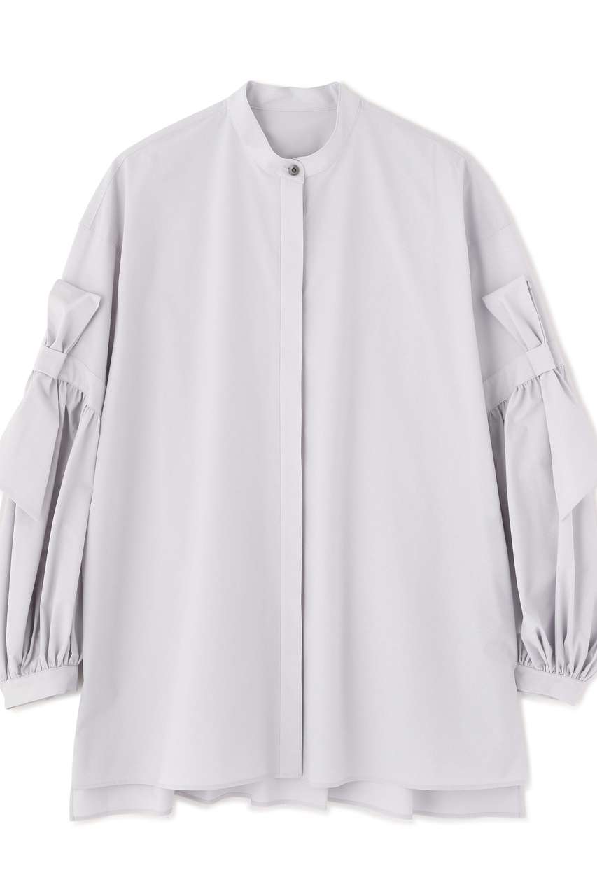 ル フィル/LE PHILの【予約販売】SOLOTEXブロードリボンブラウス(グレー/5346210406)