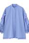 【予約販売】SOLOTEXブロードリボンブラウス ル フィル/LE PHIL ブルー