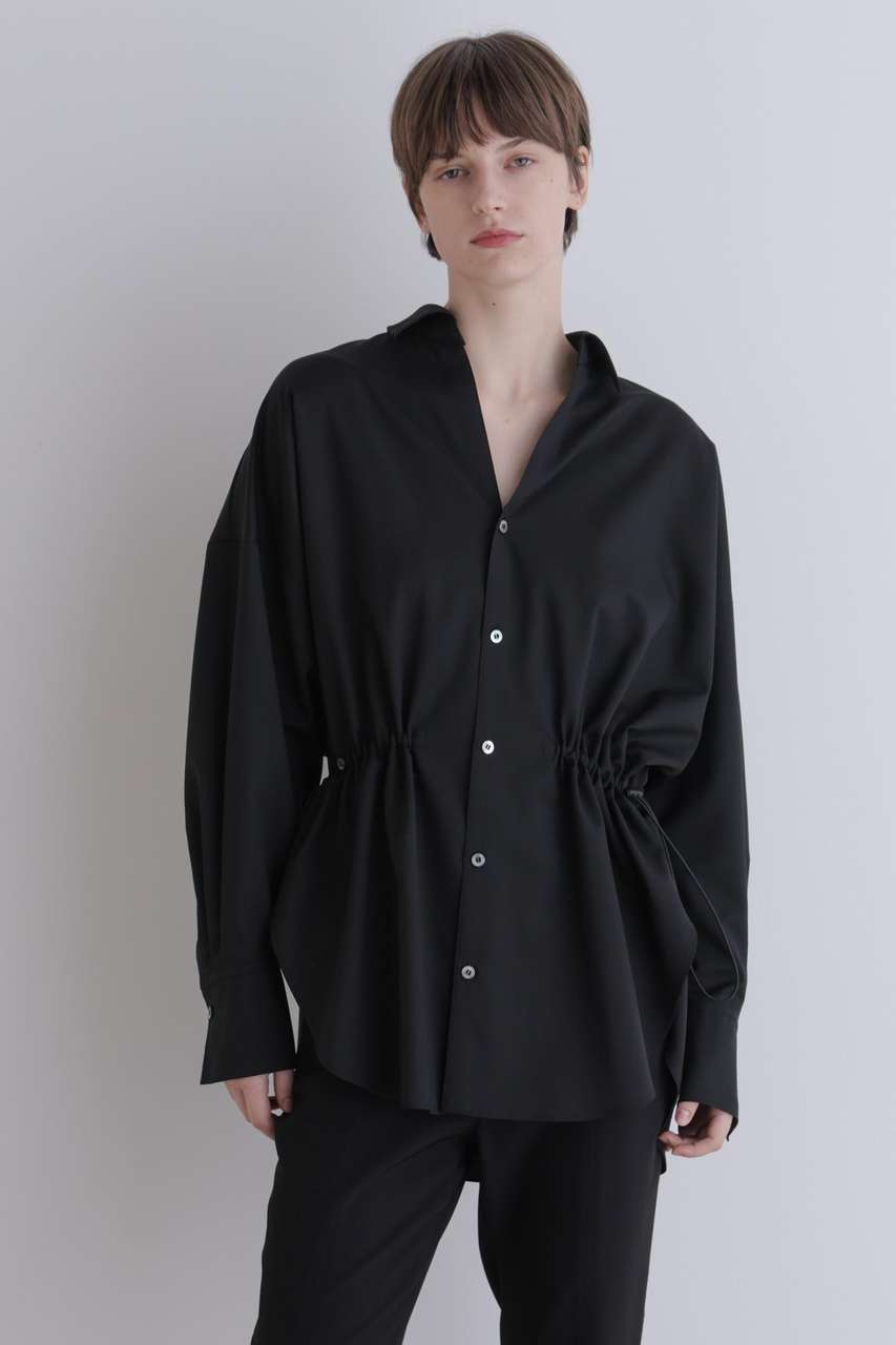 LE PHIL ◆カシュクールドロストブラウス (ブラック, F) ル フィル ELLE SHOP