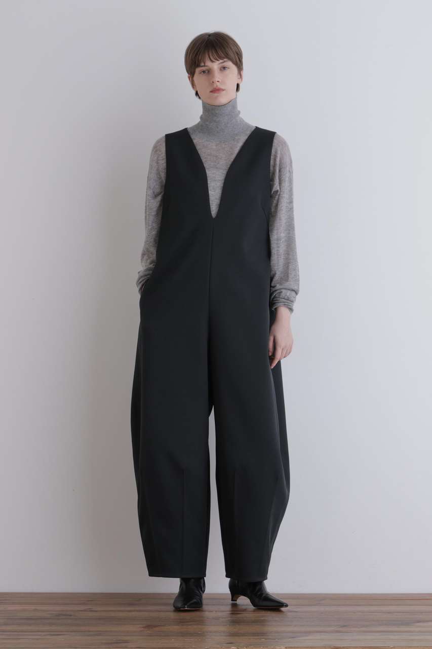 LE PHIL ◆ワイドバレルオールインワン (ブラック, 1) ル フィル ELLE SHOP