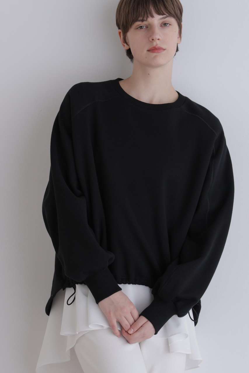 LE PHIL ◆カーブソデバルーンプルオーバー (ブラック, F) ル フィル ELLE SHOP
