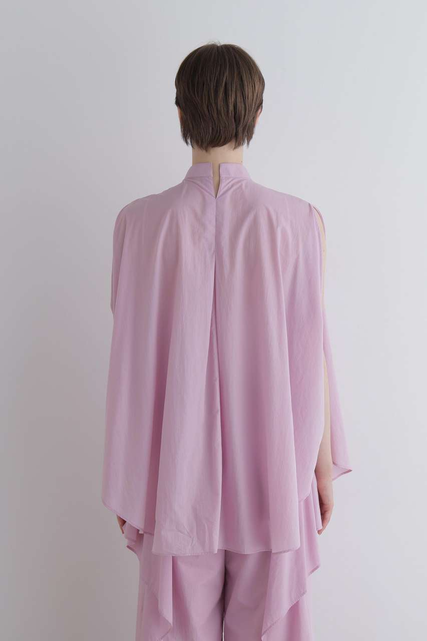LE PHIL(ル フィル)｜【予約販売】ペーパーナイロンブラウス/ピンク の