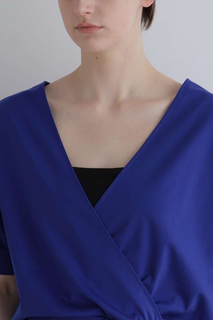 LE PHIL(ルフィル) チュニック サイズF レディース美品  - ライトブルー 長袖 中古・古着通販】LE PHIL (ル フィル) ライトダブルクロスシャツ