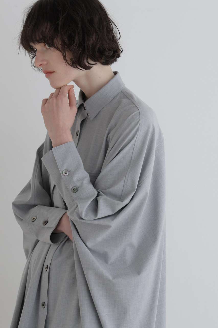 LE PHIL(ル フィル)｜【予約販売】◇ビッグオーバーブラウス/グレー の