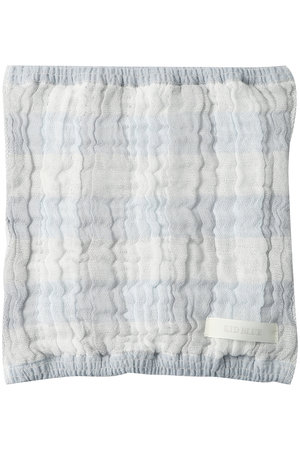 キッドブルー/KID BLUEの22ふわふわガーゼギンガムハンカチ(149900/149903)