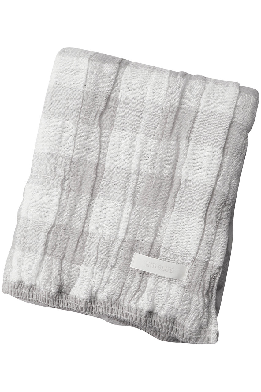 KID BLUE(キッドブルー)｜22ふわふわガーゼギンガムバスタオル/ピンク