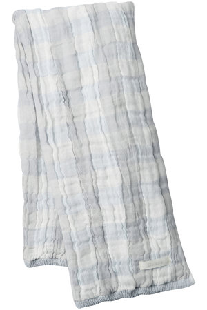 キッドブルー/KID BLUEの22ふわふわガーゼギンガムバスタオル(510800/510803)