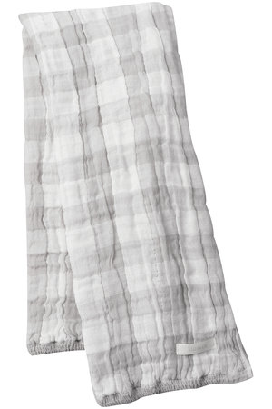 キッドブルー/KID BLUEの22ふわふわガーゼギンガムバスタオル(510800/510803)