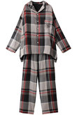 【MEN】トリプルガーゼブランケットチェックパジャマ