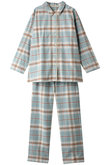 23ネルタータンチェックパジャマ