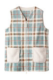 23シャギータータンチェックベスト