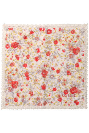 キッドブルー/KID BLUEのタオルガーニッシュフラワーハンカチ(149900/149903)