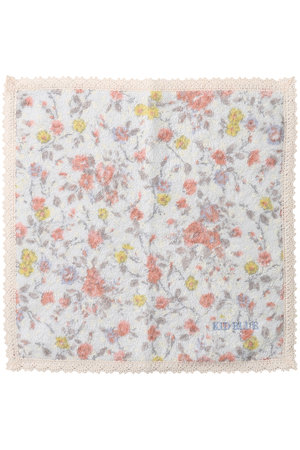 キッドブルー/KID BLUEのタオルガーニッシュフラワーハンカチ(149900/149903)