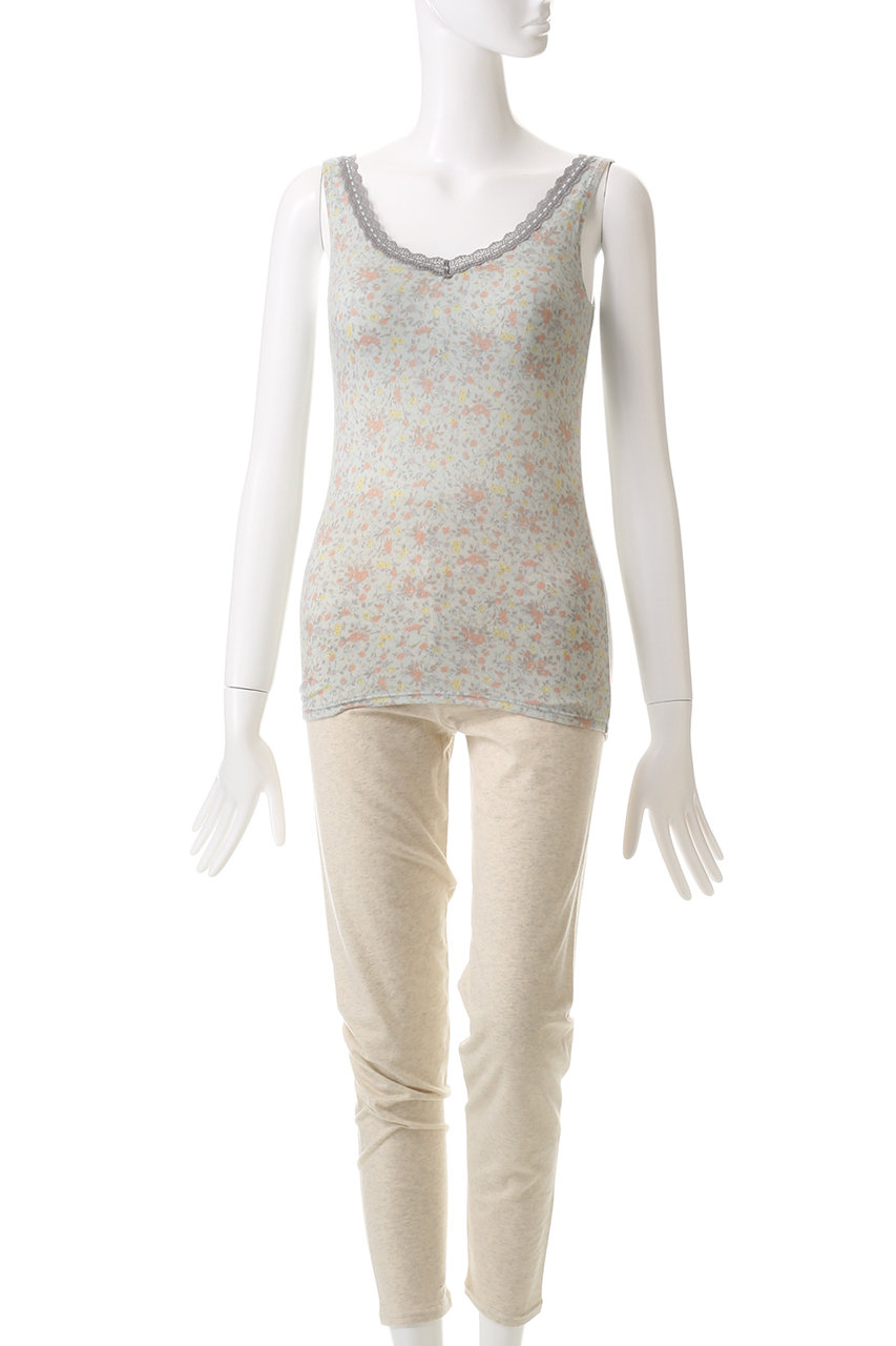 KID BLUE(キッドブルー)｜24ガーニッシュフラワーカップ付キャミ