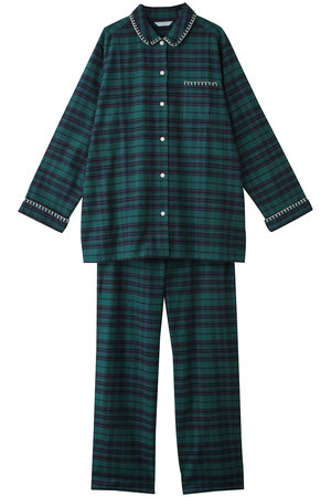 キッドブルー/KID BLUEの24ネルタータンチェックパジャマ(512000/512002)