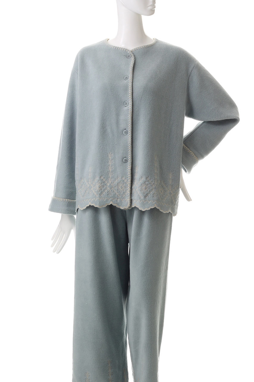 KID BLUE(キッドブルー)｜24フリースエンブトップ/アイボリー の通販