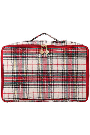 キッドブルー/KID BLUEのネルタータンキルティングGランジェリーケース