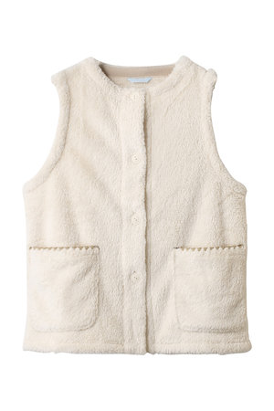 キッドブルー/KID BLUEの24フラッフィーシャギーベスト(111000/111001)