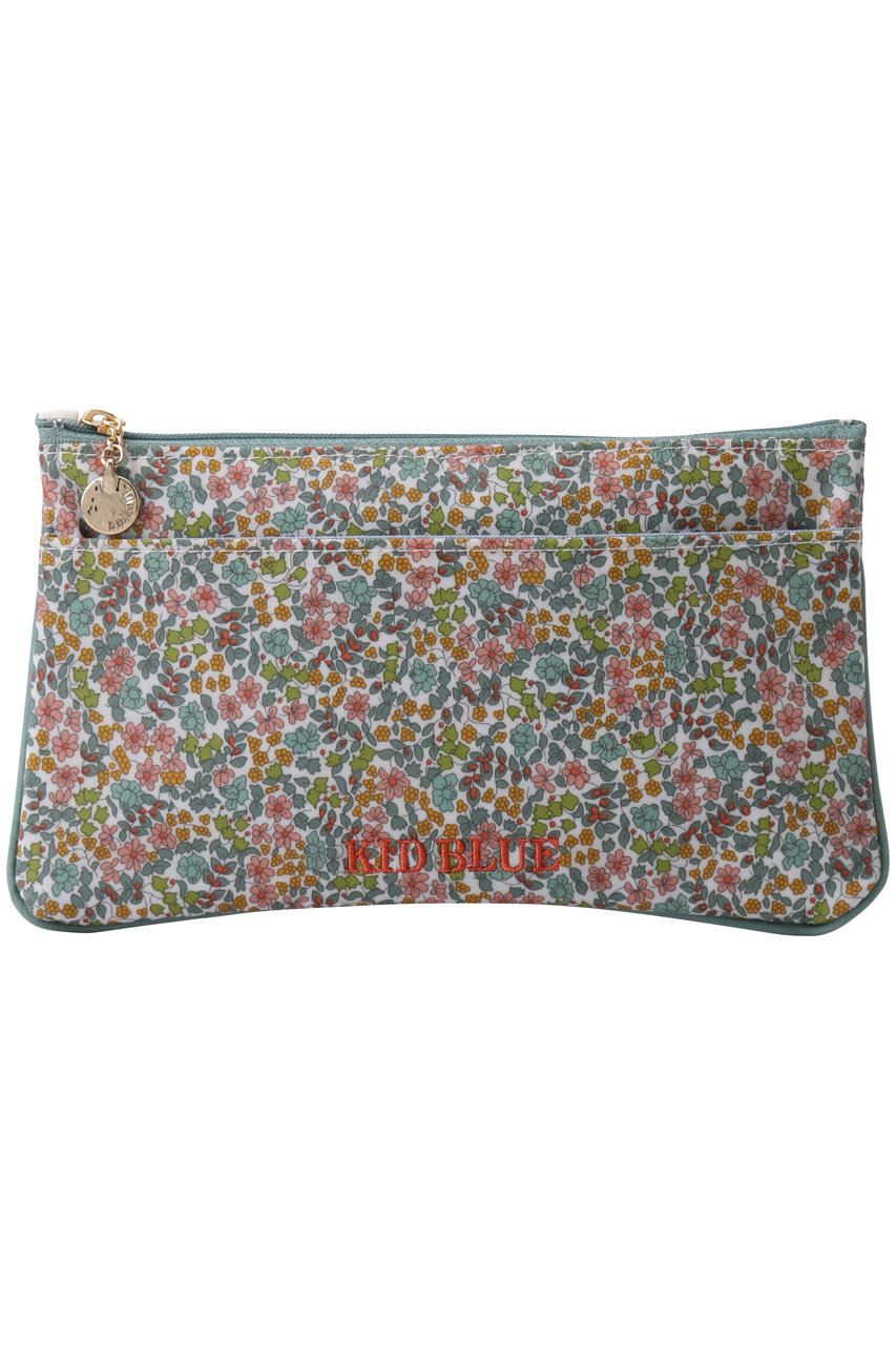 KID BLUE 25LIBERTYプリントポーチ (サックス) キッドブルー ELLE SHOP KID BLUE 25LIBERTYプリントポーチ (サックス) キッドブルー ELLE SHOP