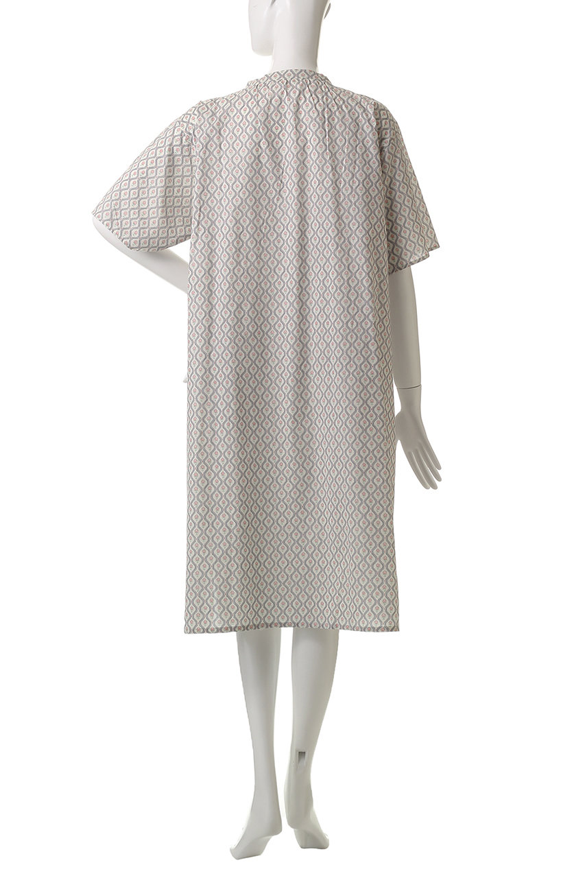 ma※プロフ読んでね・新品・未使用キッドブルー ワンピース(M)タグ付 KID BLUE(キッドブルー)｜25LIBERTYプリントワンピース/アイボリー の
